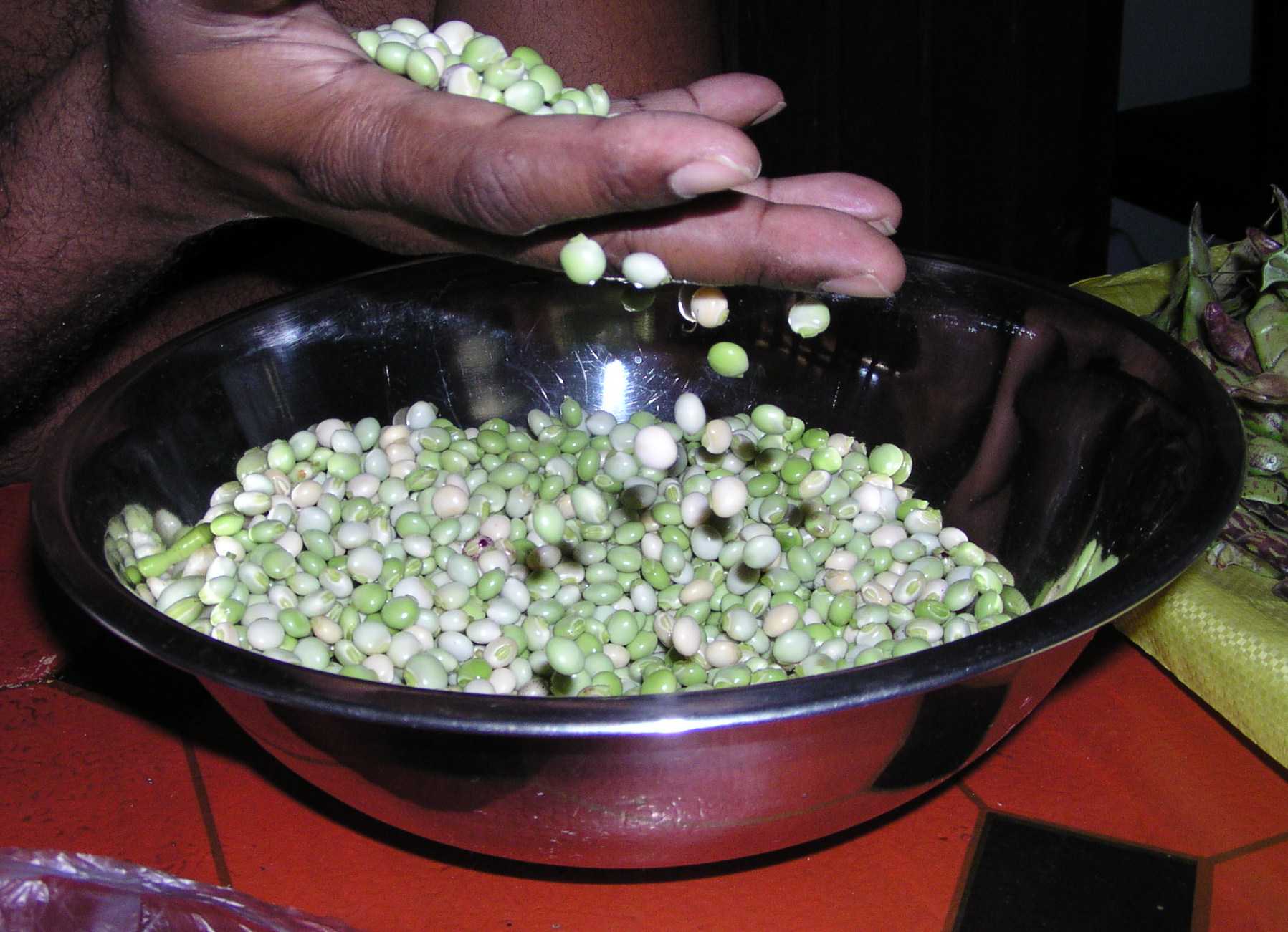 Pigeon Peas Red Gram Mature Seeds Cooked Boiled With Salt