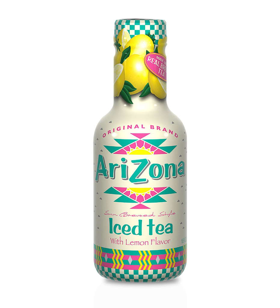 Tea, ready-to-drink, Arizona iced tea, with lemon flavor | Calorie